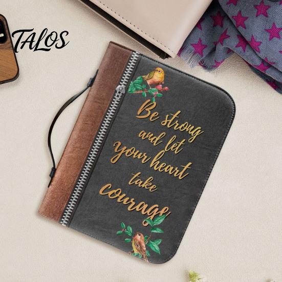 Book Protector Bible Carrying Bag with Handle Zipper Closure Wear Case Resistant Waterproof Portable Print Cover Protective Religious Holder