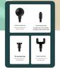 Portable USB Mini Fascia Gun: Fitness Muscle and Cervical Relaxation Massager
