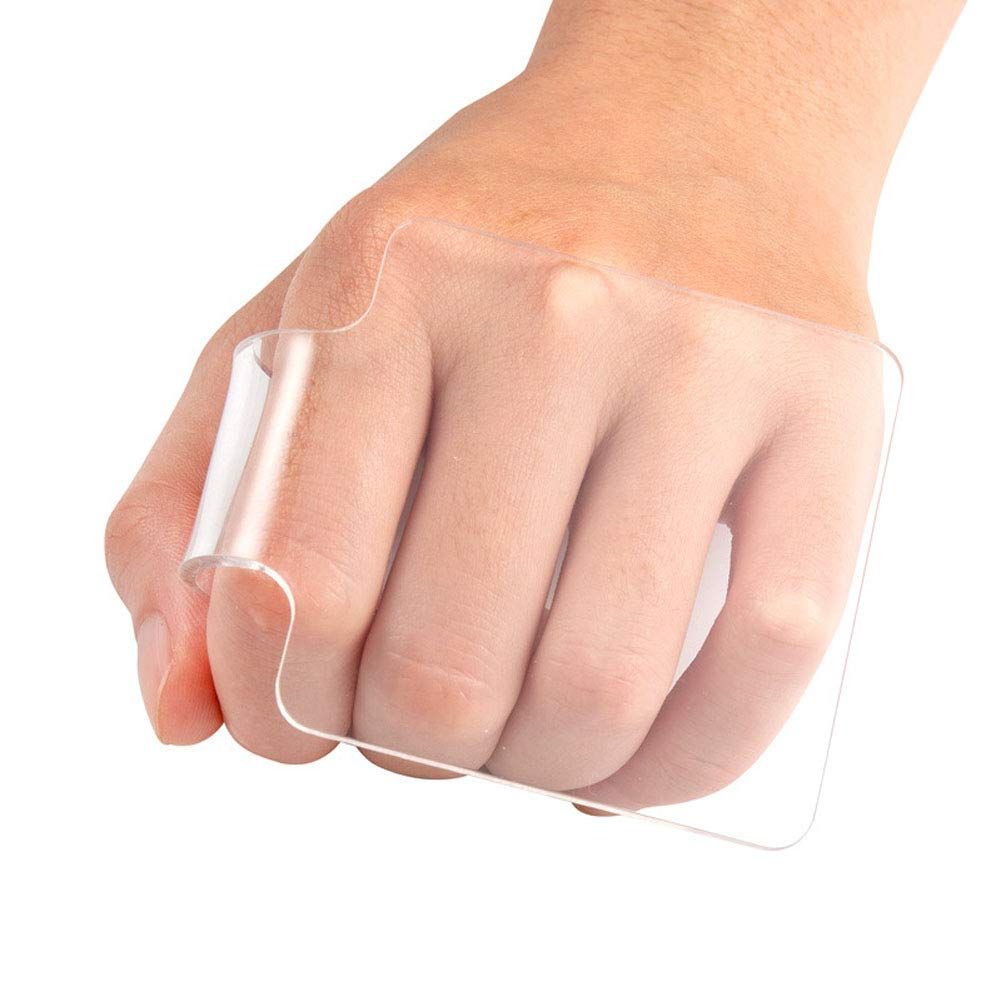 

Nail Art Manicure Eyeshadow Foundation Hand-held Makeup Palette Acrylic Mixing Tray