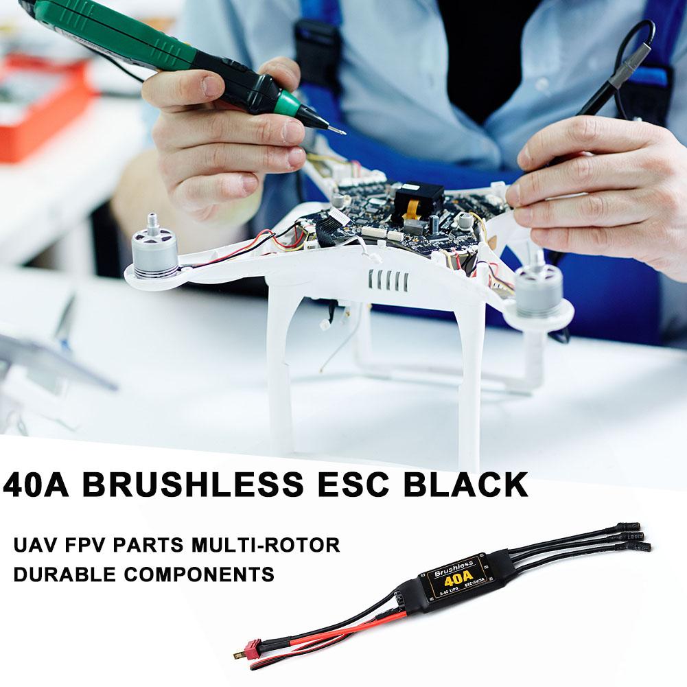 40A Brushless ESC Components with 3.5mm Plugs Electric Speed Controller DIY RC Toys Parts for RC Airplane Quadcopter Drone
