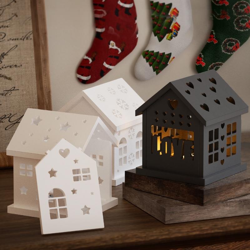 Crafting Molds Unique House Shape Night Light Stand Molds Silicone Molds Resin Art Moulds Silicone Texture for Craft