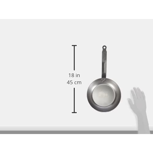 De Buyer Iron Frying Pan with Handle, 5110-22cm, 6256100
