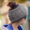 Women Twisted Woolen Headband Fashion Knitted Hat Ski Cap