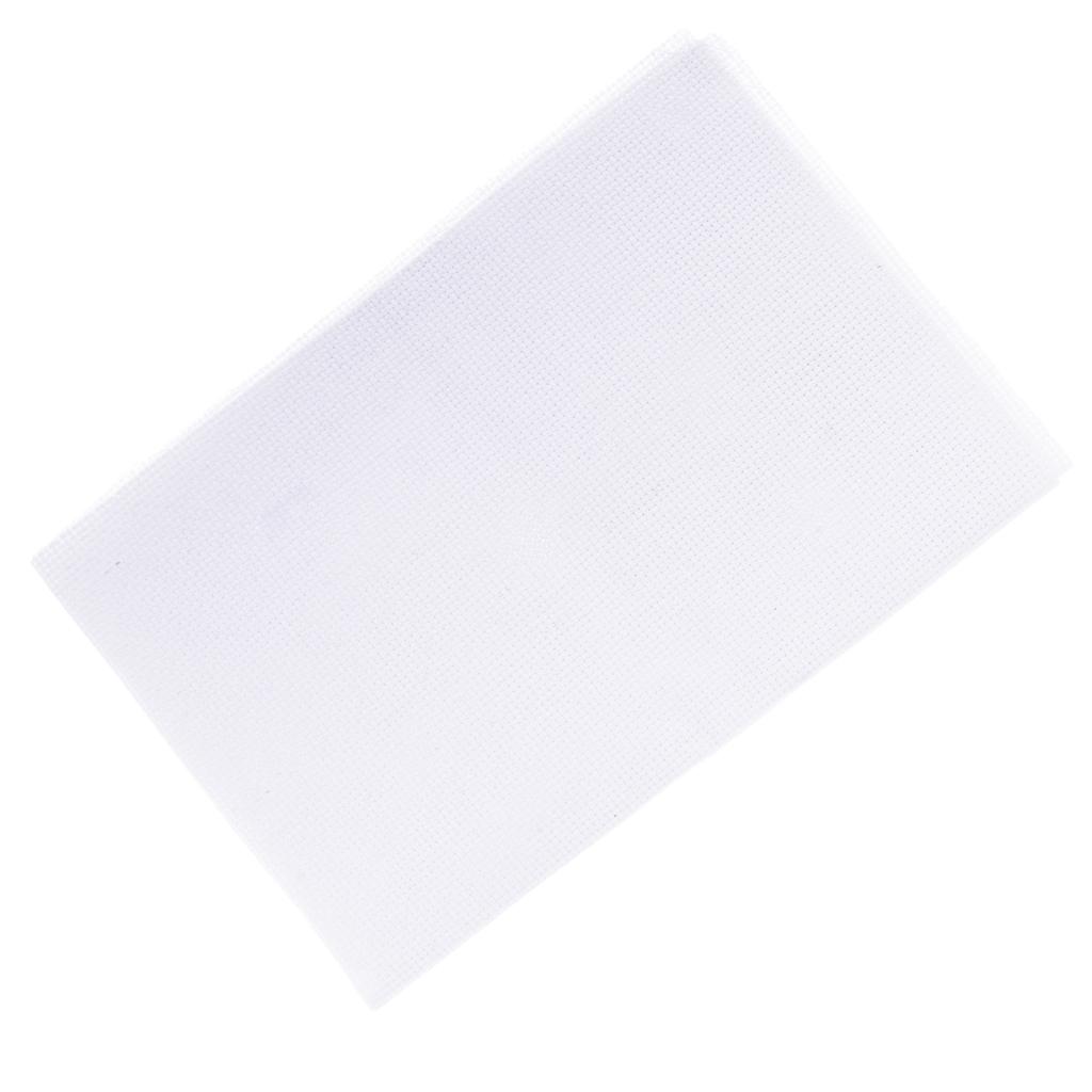 White 11CT/14CT Cross Stitch Cloth Aida Fabric DIY Hand Embroidery Cloth DIY Handmade Needlework Sewing