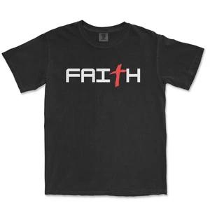 Faith Shirt Minimalist Christian Shirts for Men Graphic Jesus Shirt For Men