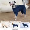 Dog Winter Coat,4-Legged Onesie Jumpsuit Warm Fleece Dog Jacket, Soft Pullover Pajamas, Fullbody Pajamas Onesie for Small Medium Large Dogs Walking,