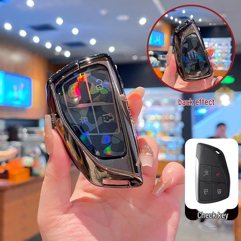 High-End Full-Coverage Metal Key Fob Case for Buick Envision Plus, Envision S/GS, and LaCrosse Cars