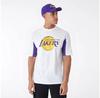 New Era Kurzarm-T-Shirt NBA Mesh Panel Los Angeles Lakers