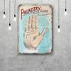 Palmistry Classic Poster Rusty Metal Plaque Retro Decorative Plate Bar Man Cave Garage Club Metal Sign Wall Decoration