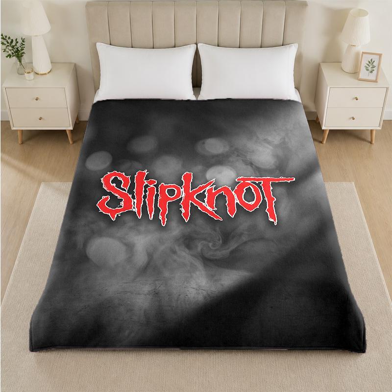 Coperta in Flanella con Stampa Slipknot Morbida Leggera Coperta Pluche per Letto Divano Uso Domestico