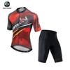 1 Mens Cycling Jersey Shorts Set Breathable Quick-Dry Performance Wear Road Bike Outdoor Sport