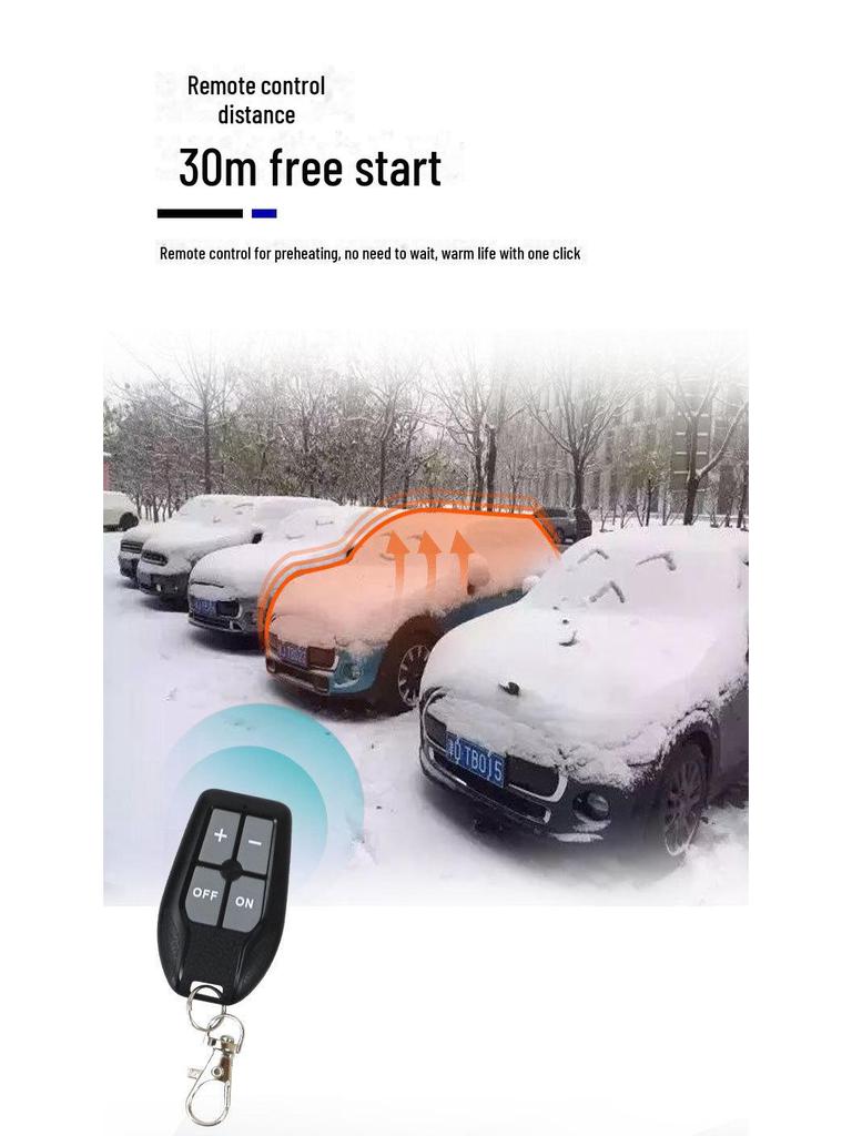 Universal 12V-24V Parking Fuel Heater for Locomotive with Plastic Shell & Single Hole Design