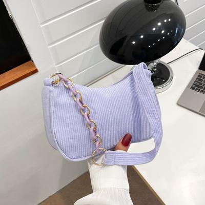 New Canvas Bag Women's Bag 2025 New Korean Version Ins Velvet Shoulder Bag Versatile Internet Celebrity Girl Messenger Bag