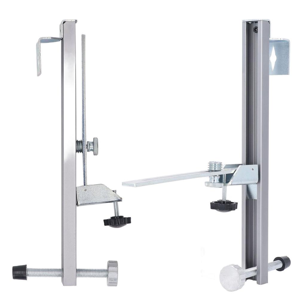 Level Tool Wall Mount Bracket Aluminum Alloy Adjustable Leveler Wall Holder with Bubble and 5/8in 11