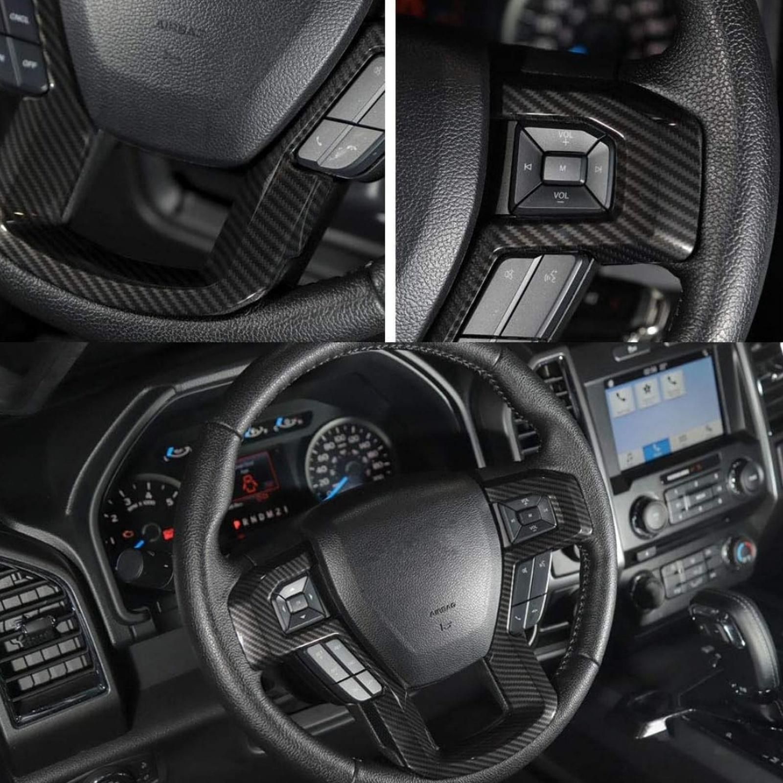 

Car Central Control Volume Adjustment Decorations Dashboard Vent Panel Fit for 2015-2020 Red Interior Accessories One Size