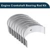 Connecting Rod Bearing Set No.1304174030 for Toyota Camry 1992-2001 Engine Rod Bearing Kit Metal Silver Tone 8 Pcs