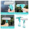 Professional Window Squeegee Kit - All-in-One Glass Cleaner Tool with Spray Bottle for  Mirror, Car Windshield & Countertops