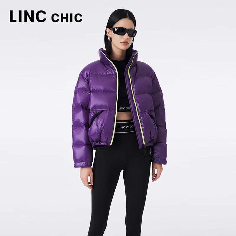 JINYUJIE Women's Short Stand Collar Puffer Down Jacket