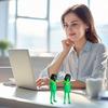 Giant Pickle Man Figurine 3D Printed PLA Green Cucumber Man Ornament Cartoon Vegetable Man Statue Sculpture Home Office Desktop Decoration