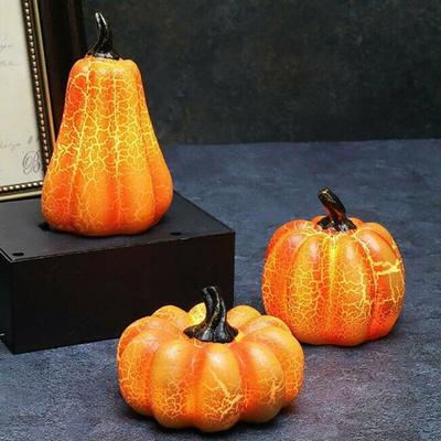 כתום ליל כל הקדושים דלעת LED פנסים פסטיבל ילדים מדליקים מנורה אבזר מסיבת דקור