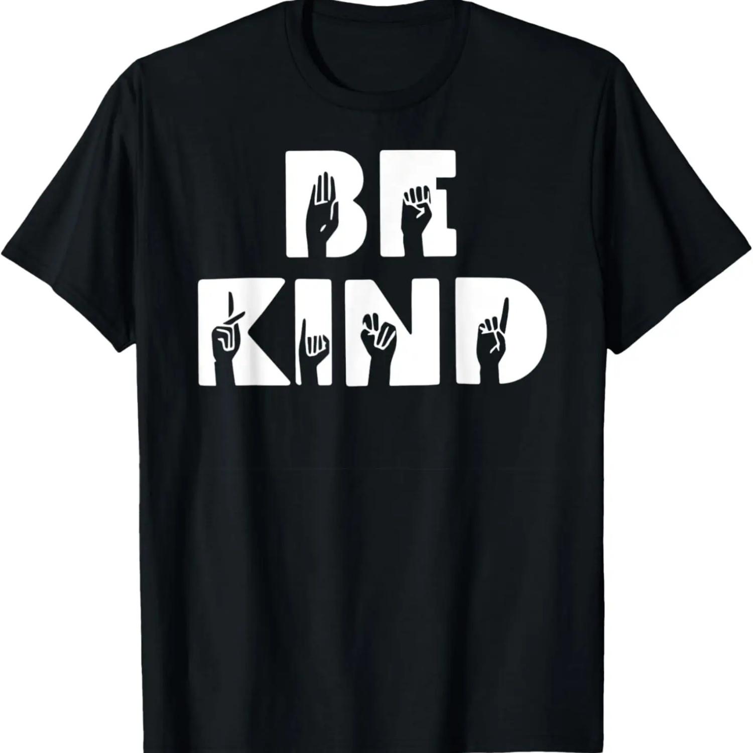 

Футболка с изображением говорящих рук на языке жестов S чёрный