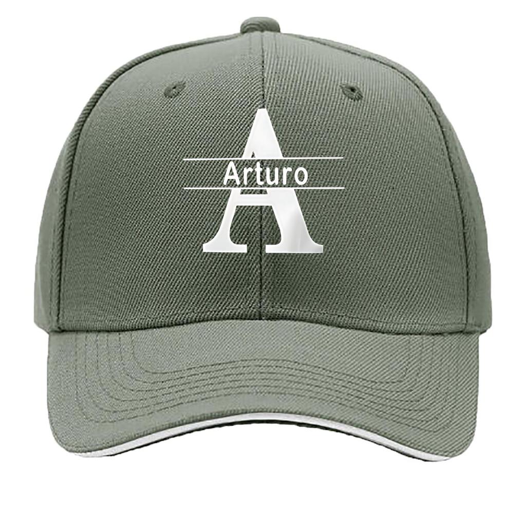 Customized Name Arturo Cap Personalized Streetwear Hat with Logo Classic Black White Design Sandwich Baseball Cap
