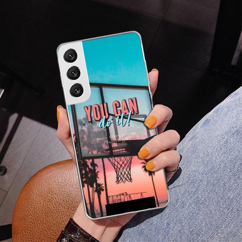 Basketball Basket Sports Phone Case For Samsung Galaxy S24 S25 Edge S26 Ultra S23 S22 S21 Plus S20 FE + Personalized Print Cover