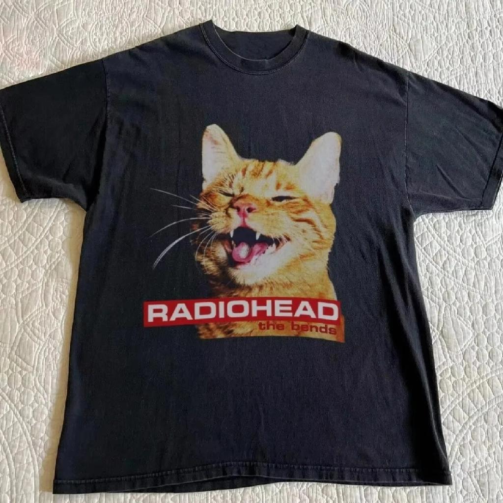 Vestiti Estivi Abbigliamento Bambini Radiohead The Bend Design Divertente Maglietta Manica Corta per Bambini Moda Retrò T-shirt Oversize per Bambino