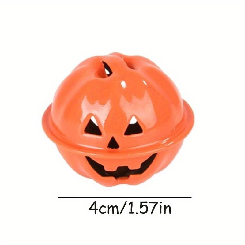 5Pcs 4cm Halloween Bell Iron Horror Pumpkin Bells for Halloween Home Decorations
