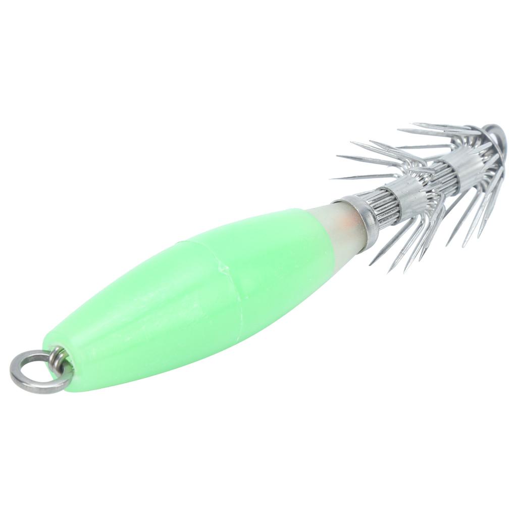 Squid Hook Noctilucent Squid Cuttlefish Lure Jigs Fluorescent Fishing Bait Head Hooks