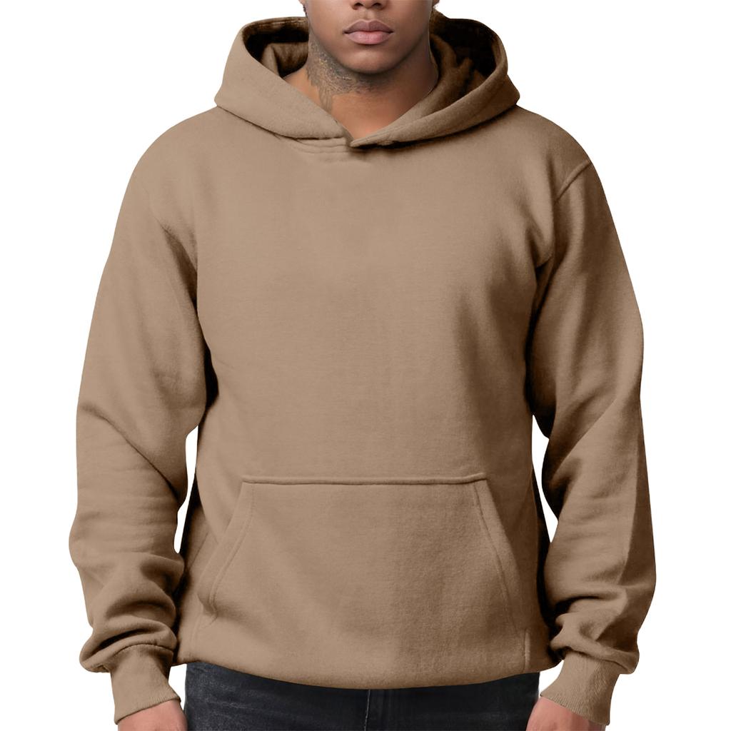 Men's Fleece Hoodie Casual Long Sleeve Sweatshirt