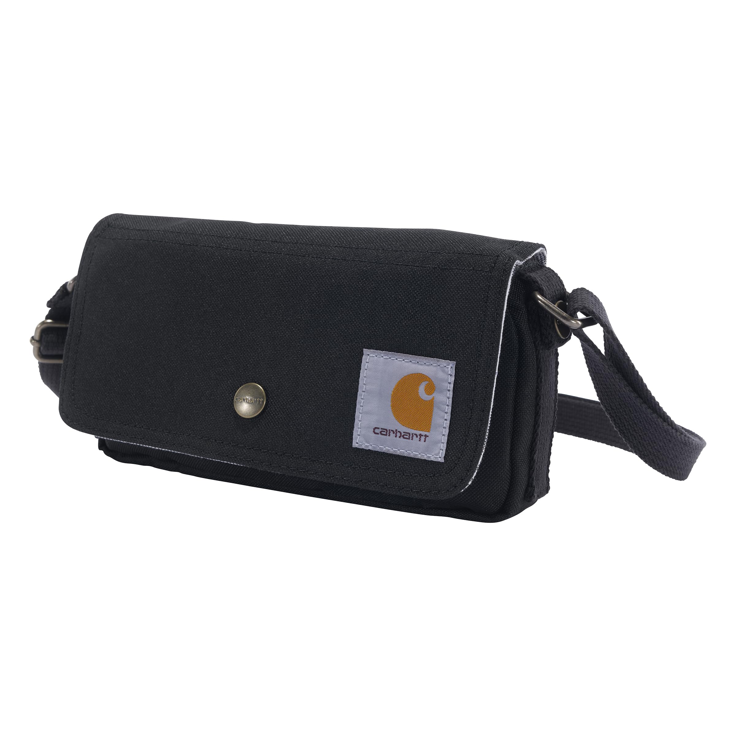 Carhartt Crossbody Horizontal Sling Clutch Waist with Detachable Black Bag Bag Bag Pack Strap 7770₽