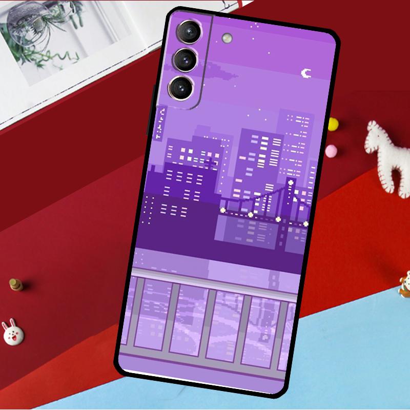 ART PIXEL AESTHETIC INDIE GEEK Funda For Samsung Galaxy S26 S25 S23 S22 S20 S24 Ultra S9 S10 Plus S21 FE S25 FE Phone Case