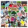 Minecraft Game 100pcs Stickers Diy Waterproof Lapyop Bike Luggage Decal Suitcase