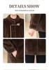 Elegant Short Winter Coat for Middle-Aged Women - Faux Mink Leather and Fur, New Chinese Style.