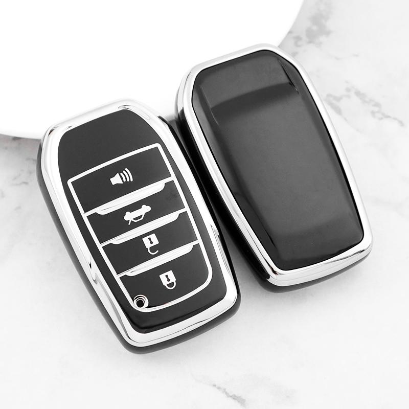2/3/4/5/6 Butoane Auto Fără Cheie TPU Husă Cheie Auto pentru Toyota Land Cruiser Prado150 RAV4 Venza SIENNA Corolla Camry Yaris