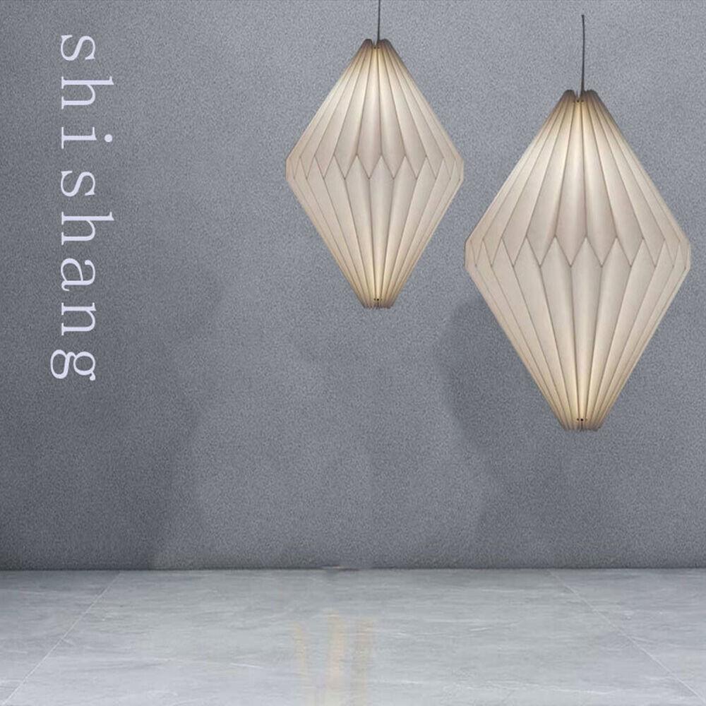 Nordic Modern Art Decoration Paper Origami Lantern Hanging Ceiling Pendant Light Lamp Shade