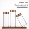 Rose Gold Lid Borosilicate Glass Storage Jar with Moisture-Proof Screw Cap - Test Tube Design for Saffron.