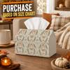 1pc Vintage Botanical Tissue Box | Multi-functional Seasonal Hot Napkin Dispenser, Two Sizes Available Suitable for Home, Harvest Parties Fern Mushroo