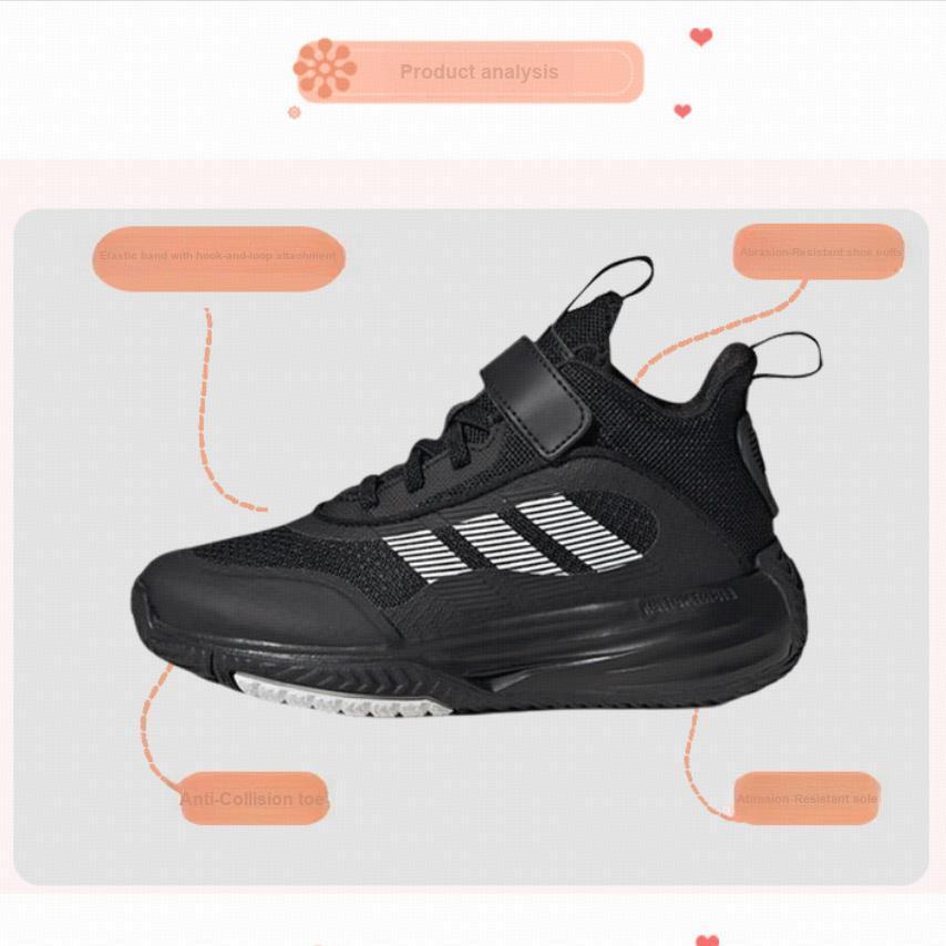 New adidas Own The Game 3.0 K 'Black White' IF4593
