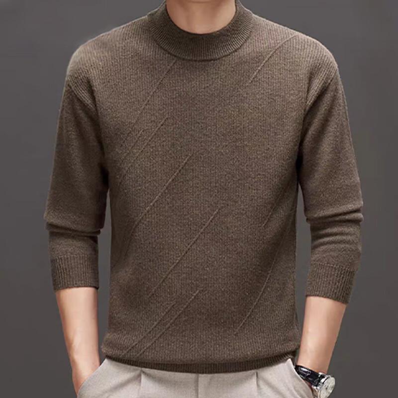 

Raphenny Мужской повседневный шерстяной свитер с длинным рукавом и круглым вырезом 2XL