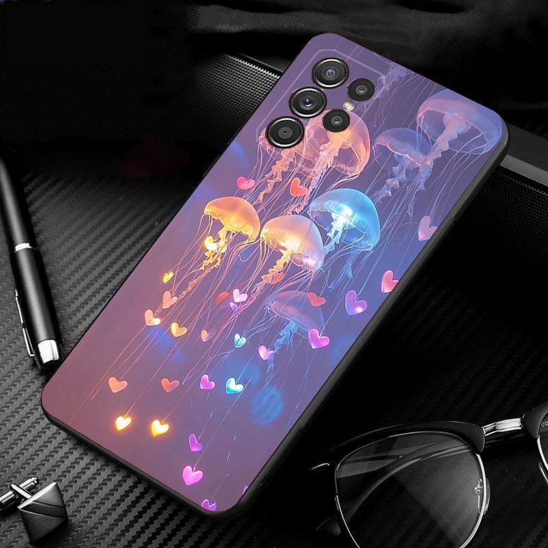 

Phone Case For Samsung Galaxy S26 S25 S24 S23 S22 S21 Ultra S24 S23 S22 S21 S25 Plus S24 FE jellyfish S24 FE