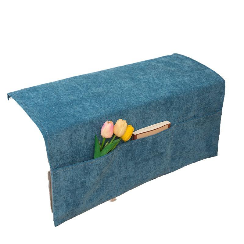 Simple Sofa Arm Covers Non-Slip Chenille Armrest Protectors with Wide Sides Universal Handle Throws - Polyester Dust-Proof
