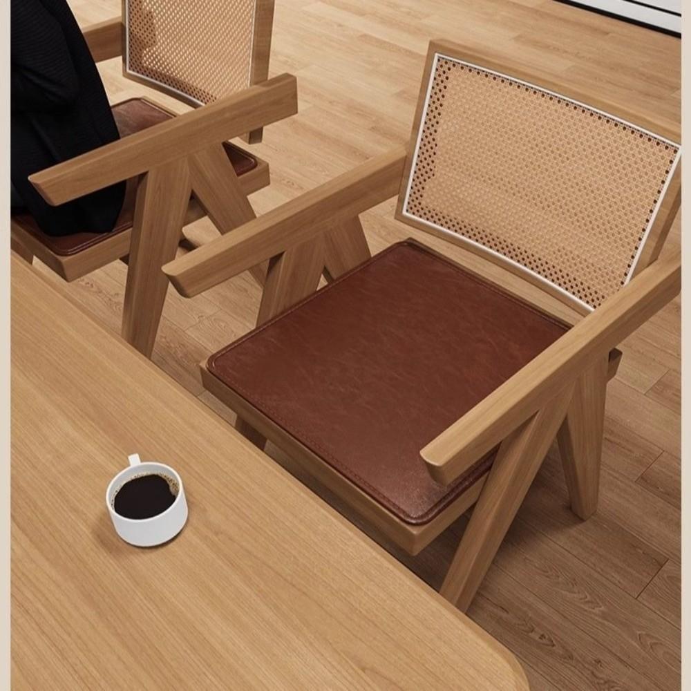 High Resilience Dining Chair Cushion 40×40cm/45×45cm Chair Seat Pad Leather Chair Pad  Home Decor