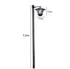 1.5m 2-in-1 High Power Solar Garden & Street Light