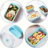 3 Sizes Collapsible Silicone Food Container Portable Bento Lunch Box Microware Home Kitchen Outdoor Food Storage Containers Box