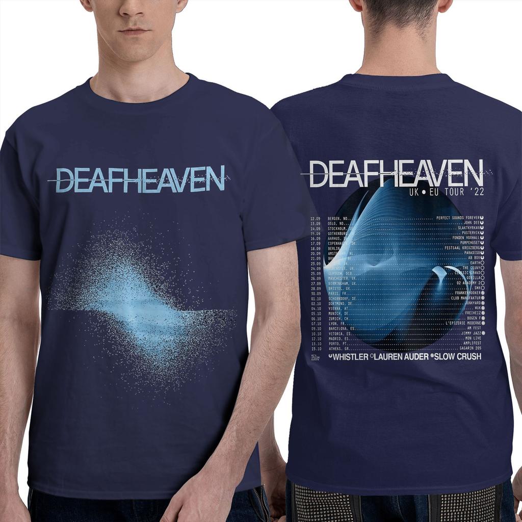 Deafheaven Band  T Shirt Men's  Pure Cotton Funny T-Shirt O Neck  Tee Shirt Short Sleeve Tops Gift Idea