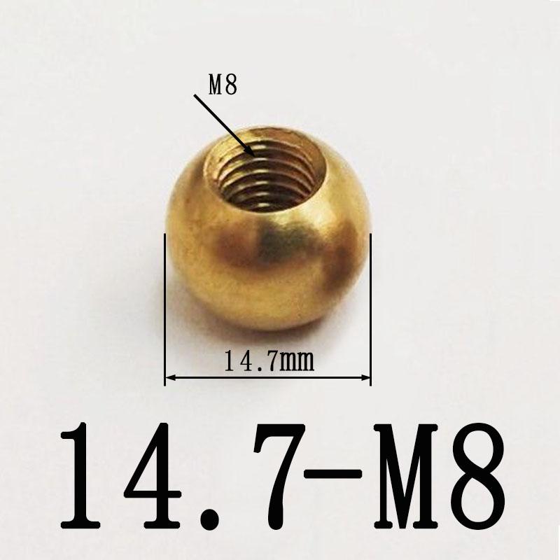 1PCS Brass Thread Hole Ball For CNC Later Machine
