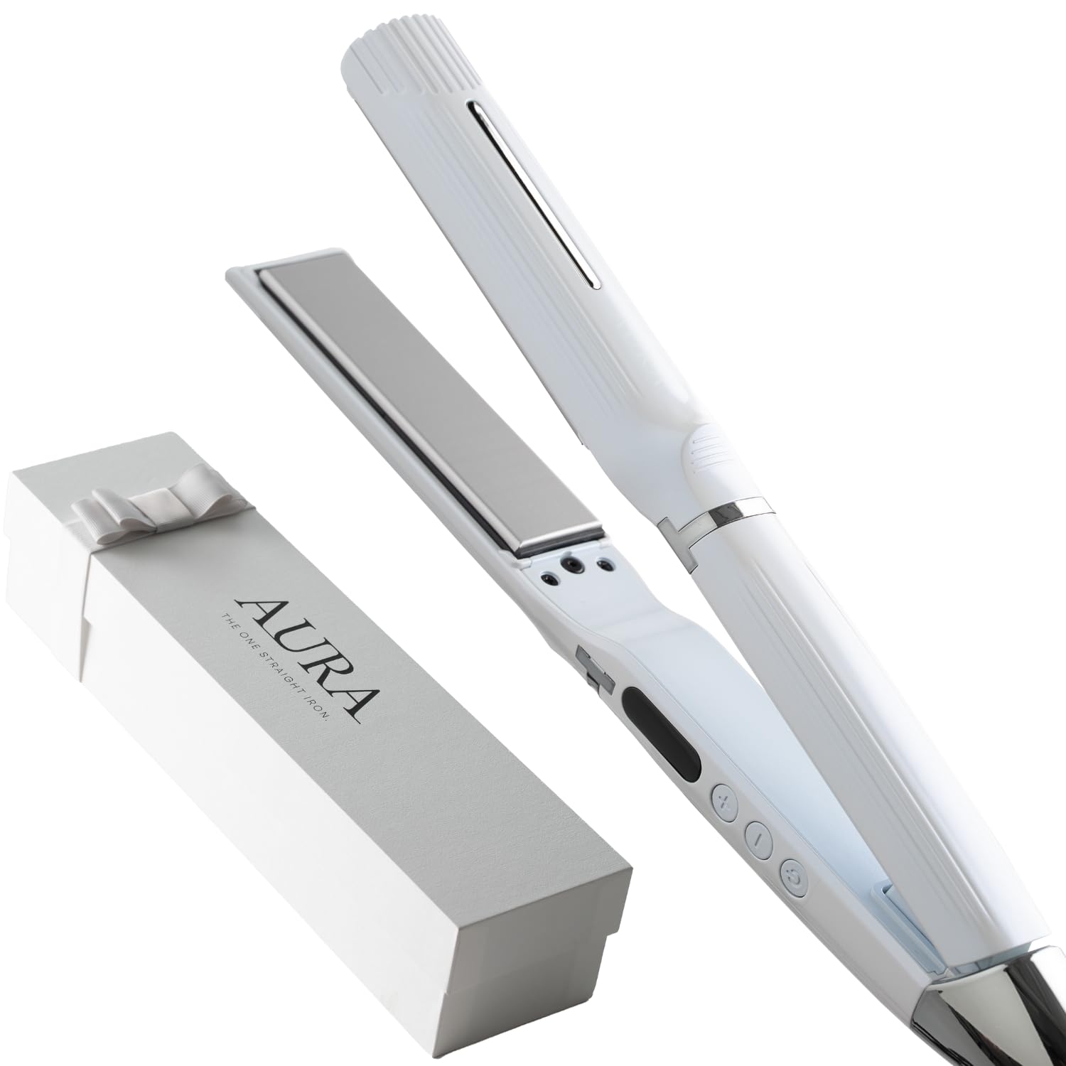 

AURA Professional Hair 24 мм Кашемир 18 Температур До 30 Секунд Сухой Белый Выпрямитель, Пластины, Настройки, 220°C, Коричневый, Волос, Антистатический, белый