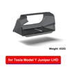 For New Tesla Model Y Juniper 2025 LHD Under-Screen Hidden Storage Box Center Console Organizer Tray Wireless Charging Pad Mat